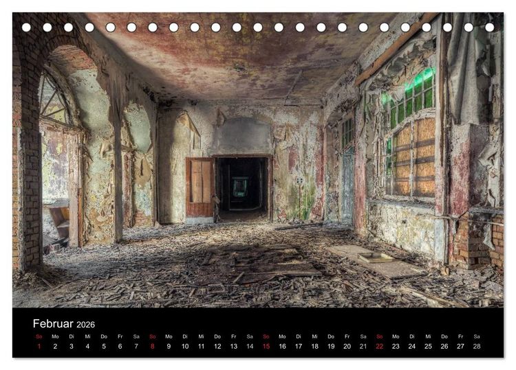 Produktbild: Verlassene Orte im Harz (Tischkalender 2026 DIN A5 quer), CALVENDO Monatskalender