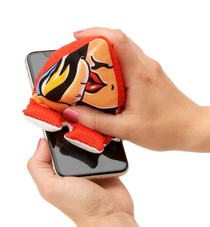 Produktbild: Plusheez Handykissen "Lips / Pssst!"