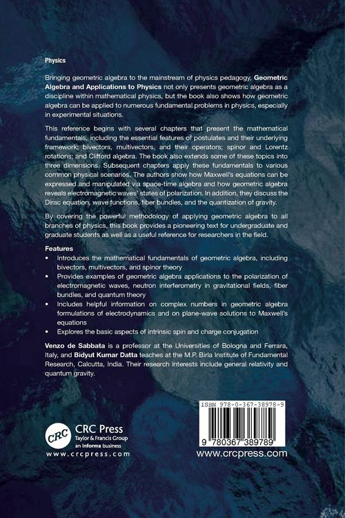 Produktbild: Geometric Algebra and Applications to Physics