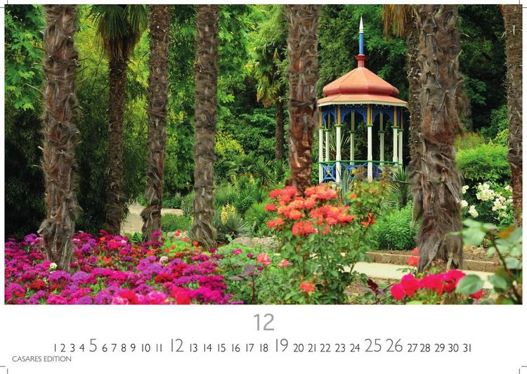 Produktbild: Gartenparadiese Kalender 2027- Der Kalender f&uuml;r alle, die G&auml;rten lieben - Wandkalender | Gartenkalender | Fotokalender Naturkalender 50x35cm