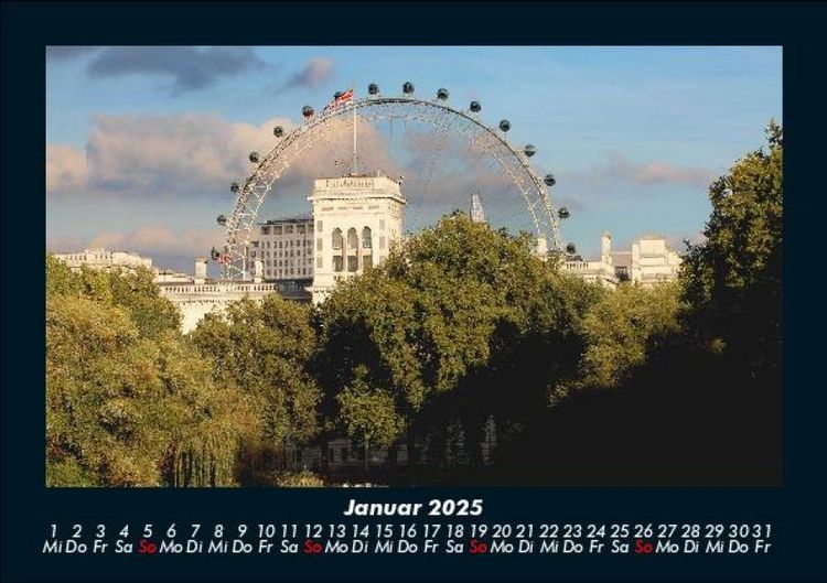 Produktbild: London - Impressionen 2025 Fotokalender DIN A5