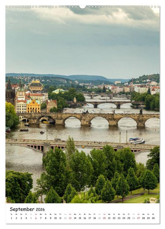 Produktbild: Prachtvolles Prag (Wandkalender 2026 DIN A2 hoch), CALVENDO Monatskalender