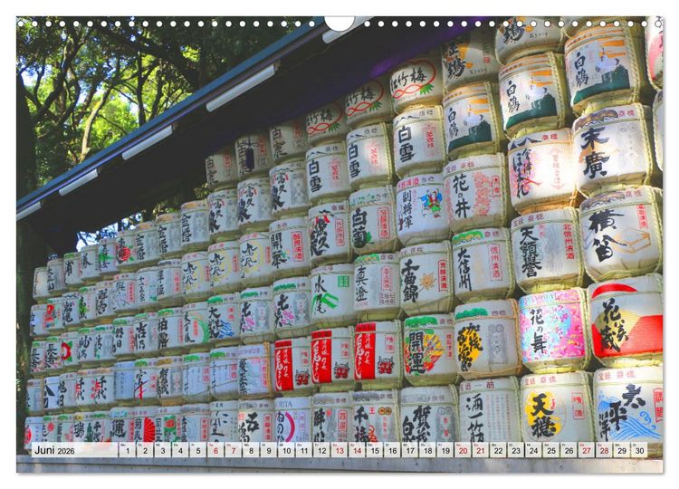 Produktbild: Japan das Land der aufgehenden Sonne (Wandkalender 2026 DIN A3 quer), CALVENDO Monatskalender
