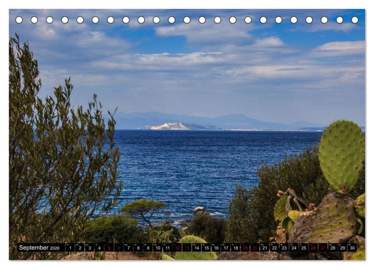 Produktbild: Faszination Sardinien (Tischkalender 2026 DIN A5 quer), CALVENDO Monatskalender
