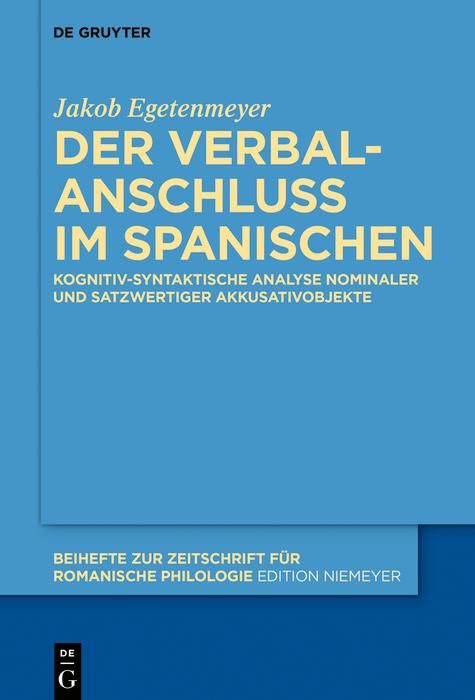 Produktbild: Der Verbalanschluss im Spanischen
