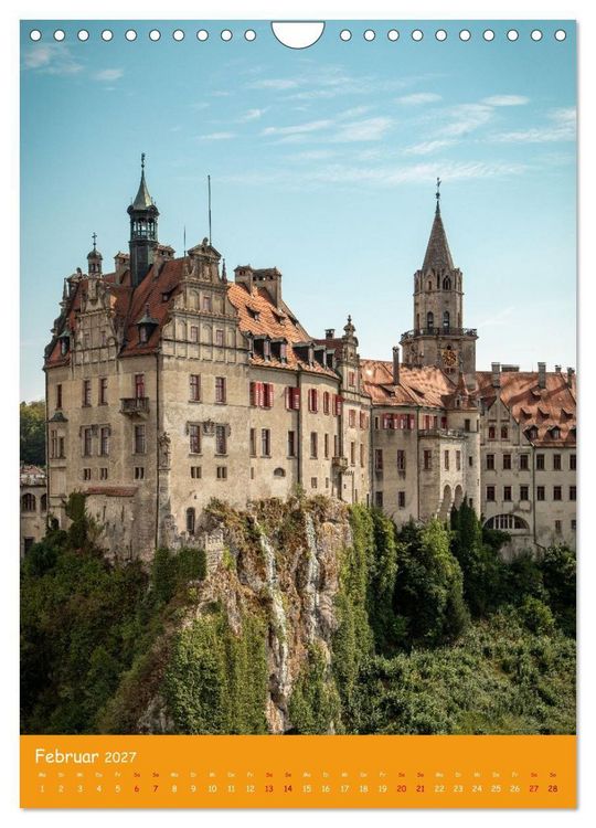 Produktbild: Schloss und mehr in Sigmaringen (Wandkalender 2027 DIN A4 hoch), CALVENDO Monatskalender