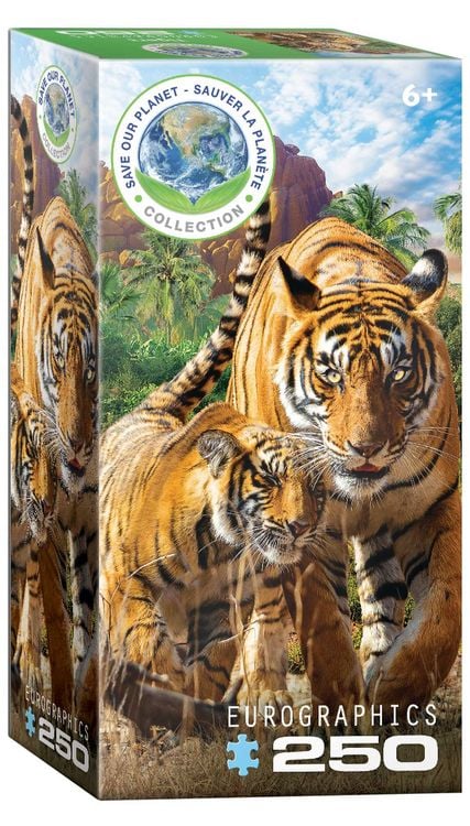Produktbild: Kinder Puzzle 250 Teile - Tigers