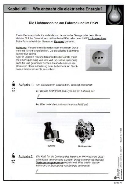 Produktbild: Lernwerkstatt Woher kommt der Strom?
