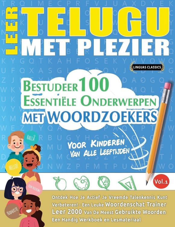 Produktbild: LEER TELUGU MET PLEZIER - VOOR KINDEREN