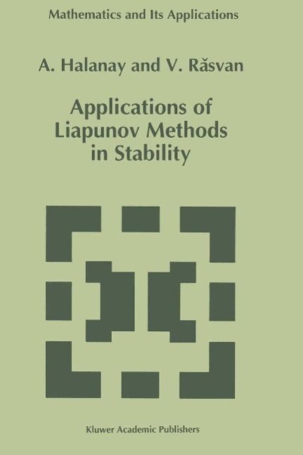 Produktbild: Applications of Liapunov Methods in Stability