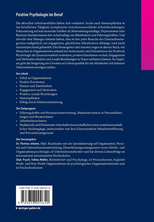 Produktbild: Positive Psychologie im Beruf