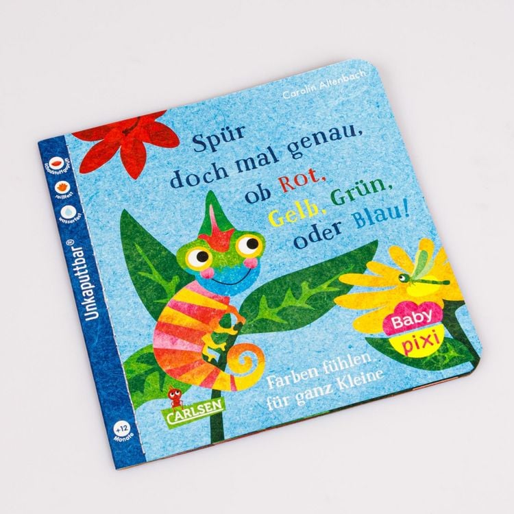 Produktbild: Baby Pixi (unkaputtbar) 169: Sp&uuml;r doch mal genau, ob Rot, Gr&uuml;n, Gelb oder Blau!