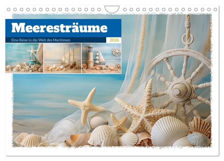Produktbild: Meerestr&auml;ume (Wandkalender 2026 DIN A4 quer), CALVENDO Monatskalender
