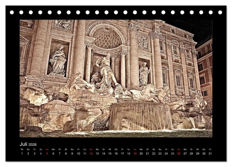 Produktbild: Roma (Tischkalender 2026 DIN A5 quer), CALVENDO Monatskalender