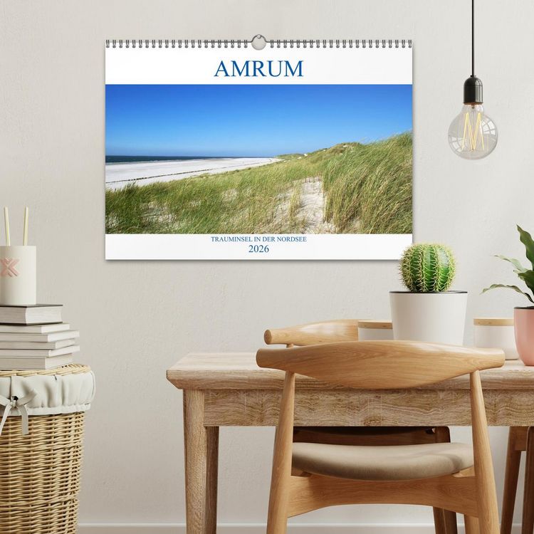 Produktbild: Amrum &ndash; Trauminsel in der Nordsee (Wandkalender 2026 DIN A3 quer), CALVENDO Monatskalender