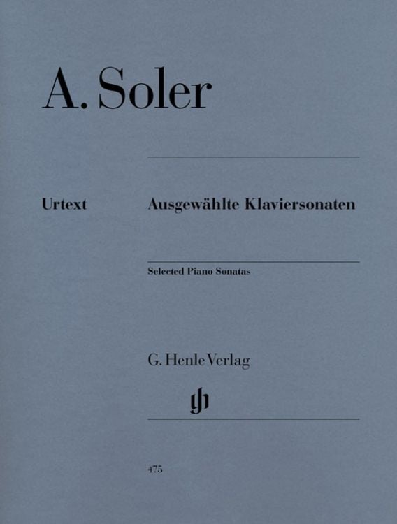 Produktbild: Antonio Soler - Ausgewählte Klaviersonaten