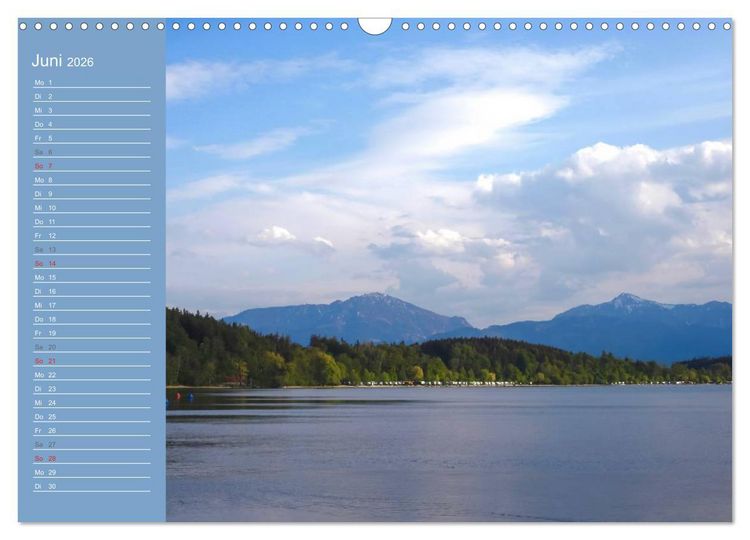 Produktbild: Am sch&ouml;nen Chiemsee (Wandkalender 2026 DIN A3 quer), CALVENDO Monatskalender