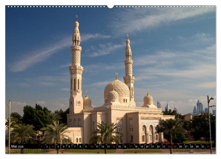 Produktbild: Emirat Dubai (hochwertiger Premium Wandkalender 2026 DIN A2 quer), Kunstdruck in Hochglanz