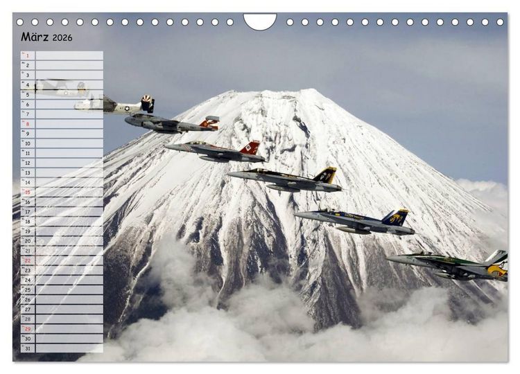 Produktbild: Luftwaffe. Kampfflugzeuge der USA (Wandkalender 2026 DIN A4 quer), CALVENDO Monatskalender