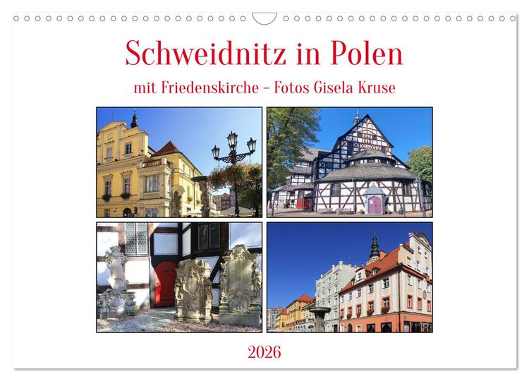 Produktbild: Schweidnitz in Polen mit Friedenskirche (Wandkalender 2026 DIN A3 quer), CALVENDO Monatskalender