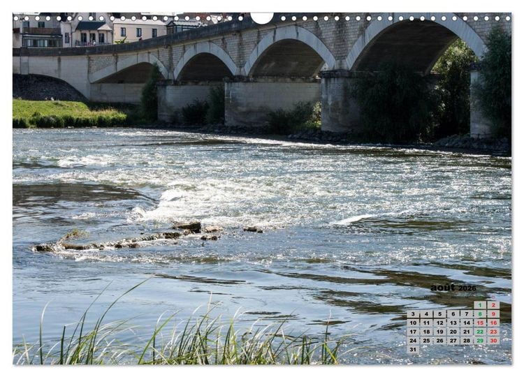 Produktbild: Bords de Loire Ville d'Amboise (Calendrier mural 2026 DIN A3 vertical), CALVENDO calendrier mensuel