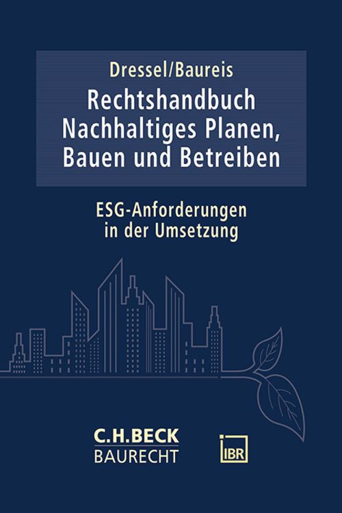 Produktbild: Rechtshandbuch Nachhaltiges Planen, Bauen und Betreiben