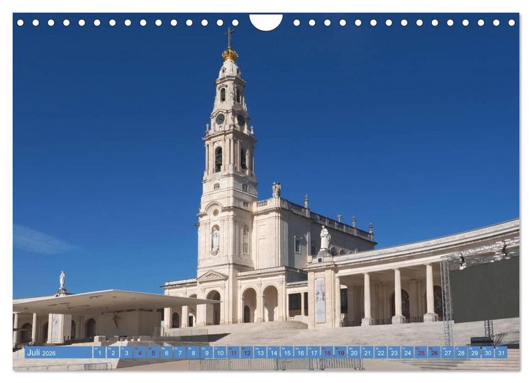 Produktbild: Die Wunder von Fatima (Wandkalender 2026 DIN A4 quer), CALVENDO Monatskalender