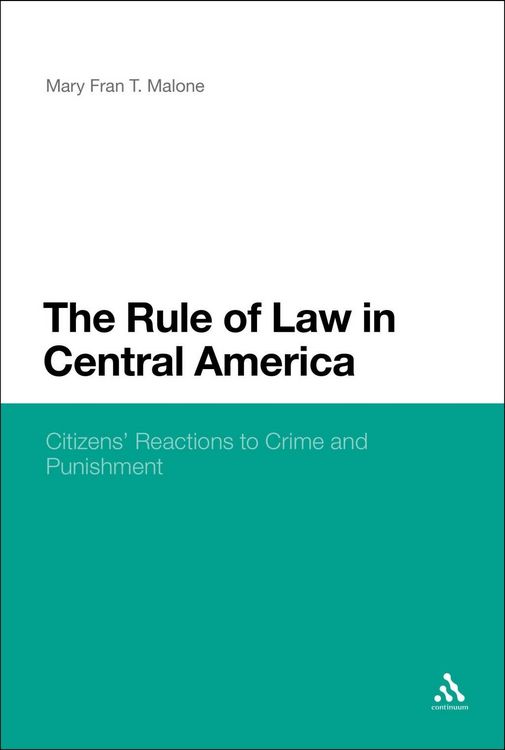 Produktbild: The Rule of Law in Central America