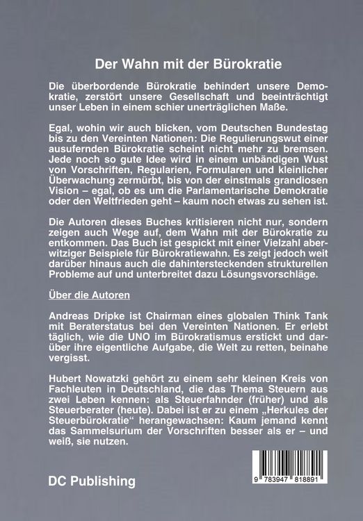 Produktbild: Der Wahn mit der B&uuml;rokratie