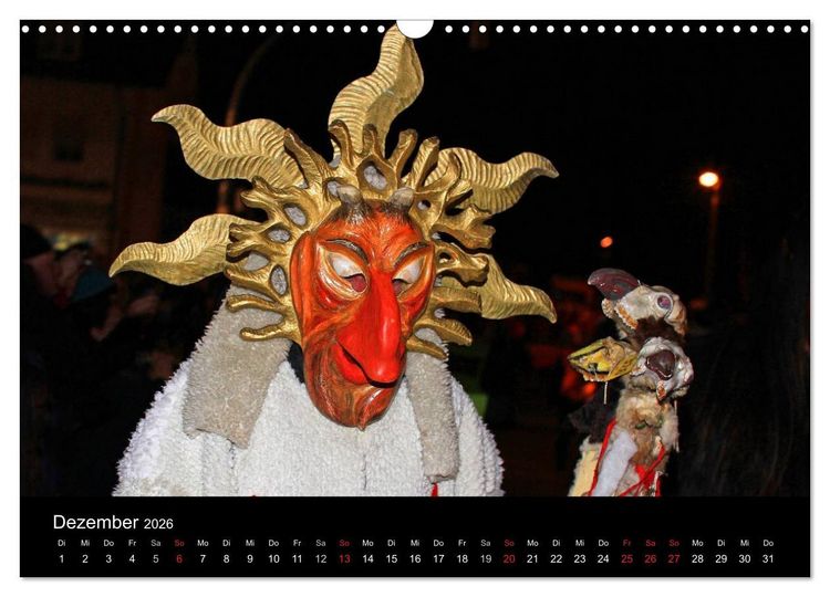 Produktbild: Perchten 2026 (Wandkalender 2026 DIN A3 quer), CALVENDO Monatskalender