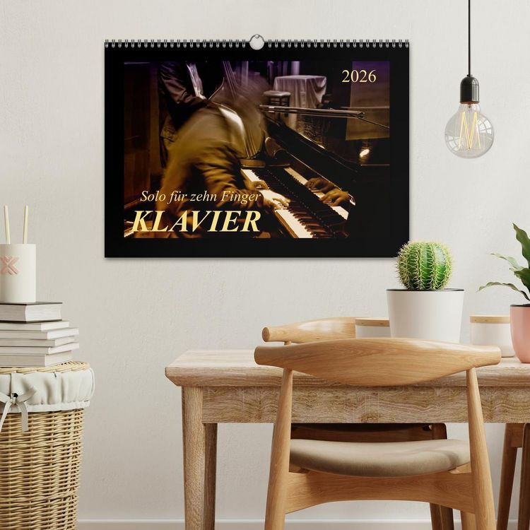 Produktbild: Klavier - Solo f&uuml;r zehn Finger (Wandkalender 2026 DIN A3 quer), CALVENDO Monatskalender