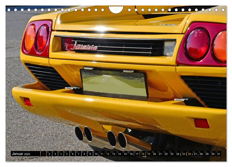 Produktbild: Der Teufel tr&auml;gt Gelb - Lamborghini Diablo (Wandkalender 2025 DIN A4 quer), CALVENDO Monatskalender