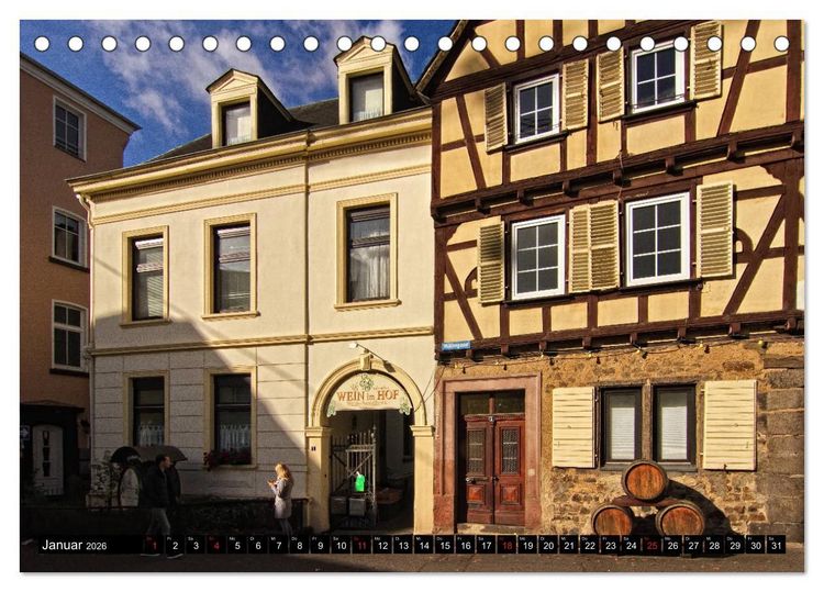 Produktbild: Stadtansichten, Linz am Rhein die bunte Stadt (Tischkalender 2026 DIN A5 quer), CALVENDO Monatskalender