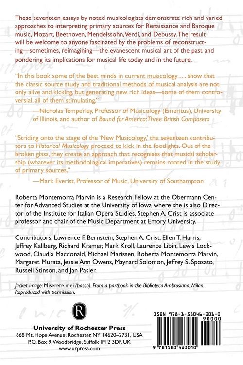 Produktbild: Historical Musicology