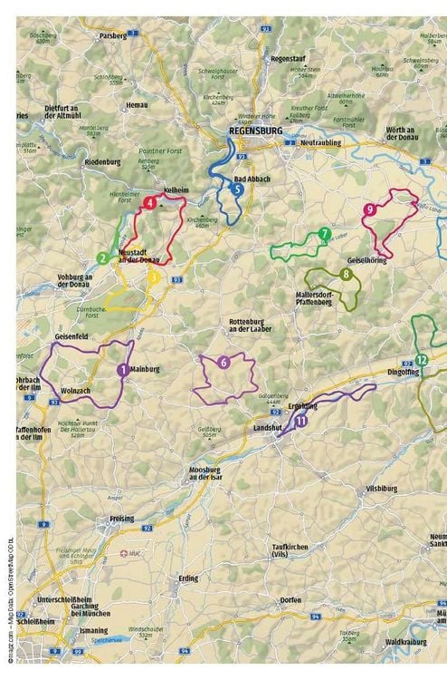 Produktbild: Genussradeln Bayerisches Donau-Isar-H&uuml;gelland