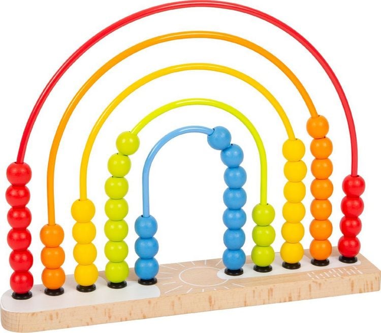Produktbild: Motorikschleife und Abakus Regenbogen