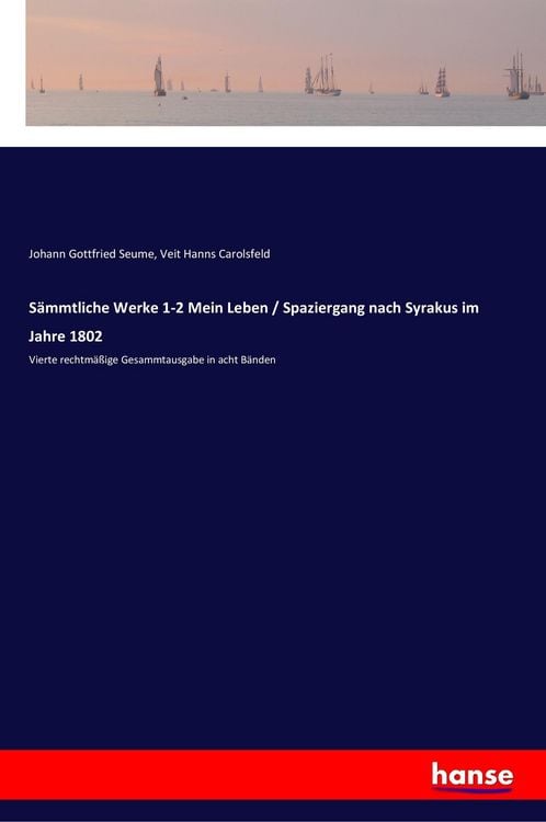 Produktbild: S&auml;mmtliche Werke 1-2 Mein Leben / Spaziergang nach Syrakus im Jahre 1802