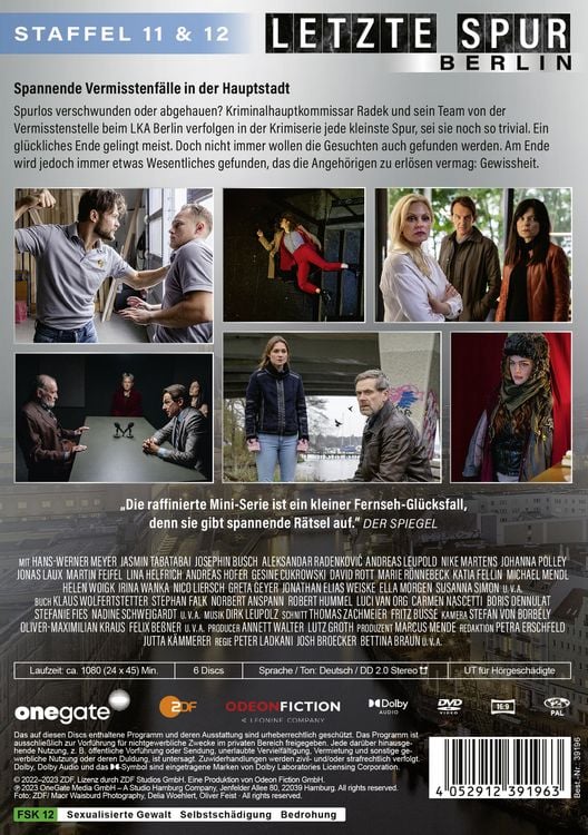 Produktbild: Letzte Spur Berlin - Staffel 11 & 12 [6 DVDs]