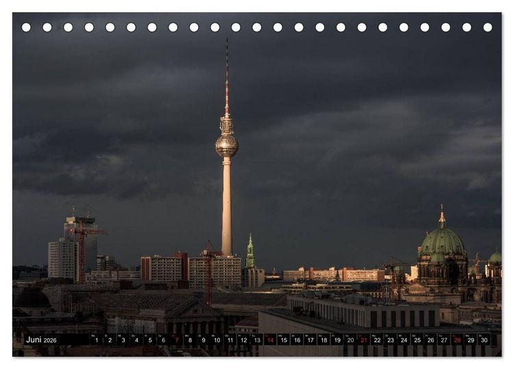 Produktbild: Berlin - Faszination Hauptstadt (Tischkalender 2026 DIN A5 quer), CALVENDO Monatskalender