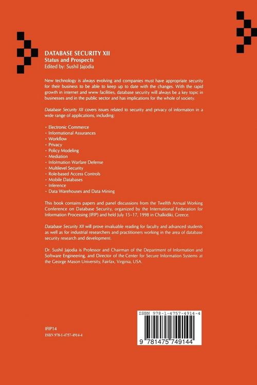 Produktbild: Database Security XII