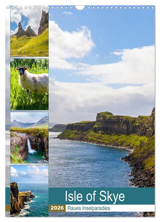 Produktbild: Isle of Skye - Raues Inselparadies (Wandkalender 2026 DIN A3 hoch), CALVENDO Monatskalender