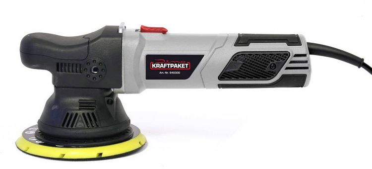 Produktbild: Dino KRAFTPAKET 640301 Exzenterpoliermaschine 230V 900W 1600 - 4200 U/min 12.5mm