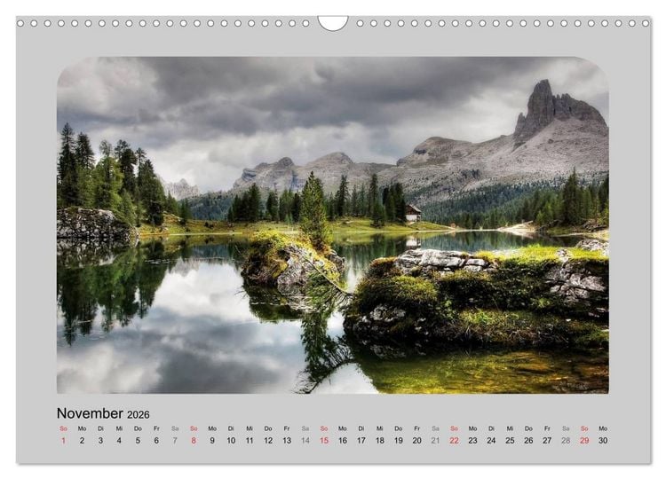 Produktbild: Idyllische H&uuml;tten und Hochalmen (Wandkalender 2026 DIN A3 quer), CALVENDO Monatskalender