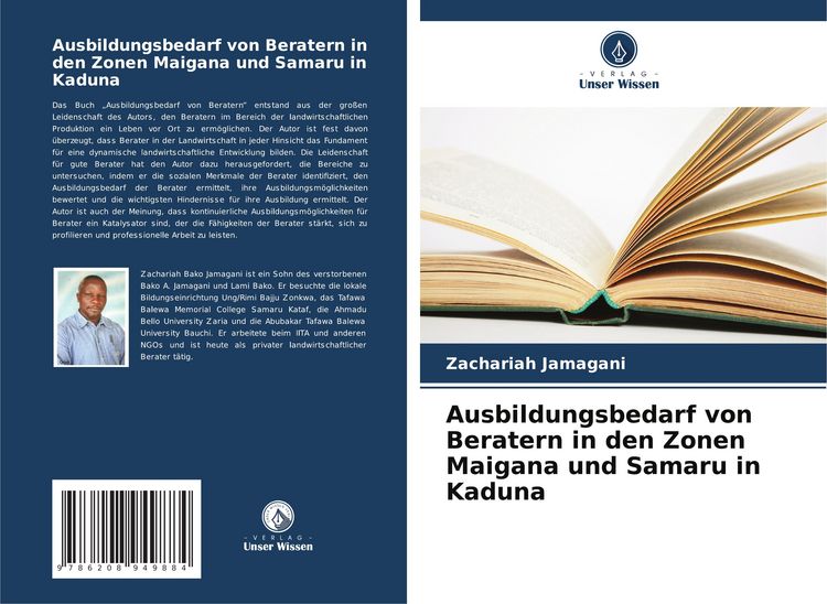 Produktbild: Ausbildungsbedarf von Beratern in den Zonen Maigana und Samaru in Kaduna