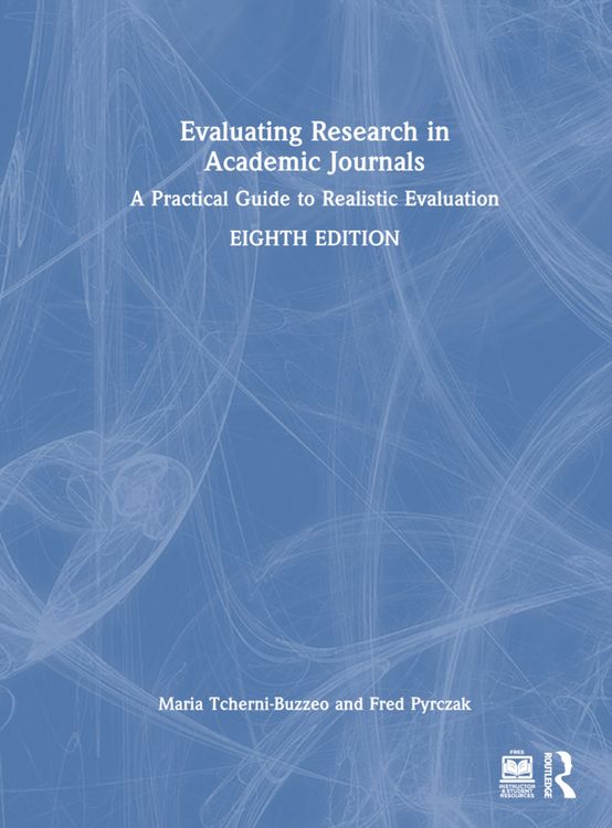 Produktbild: Pyrczak, F: Evaluating Research in Academic Journals