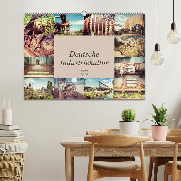 Produktbild: Deutsche Industriekultur (Wandkalender 2026 DIN A2 quer), CALVENDO Monatskalender