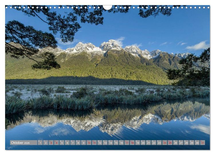 Produktbild: Beautiful Neuseeland (Wandkalender 2026 DIN A3 quer), CALVENDO Monatskalender