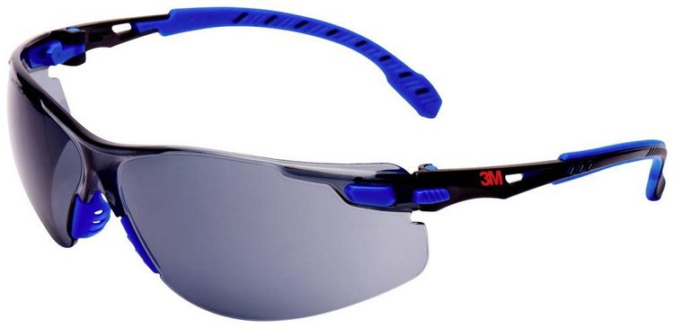Produktbild: 3M Solus S1102SGAF Schutzbrille mit Antibeschlag-Schutz Blau, Schwarz EN 166 DIN 166