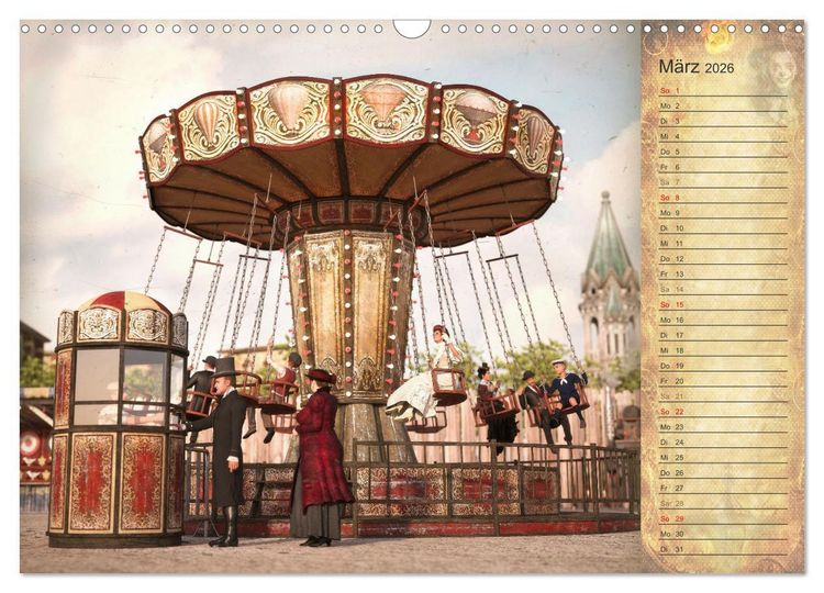 Produktbild: Steampunk Carnival (Wandkalender 2026 DIN A3 quer), CALVENDO Monatskalender