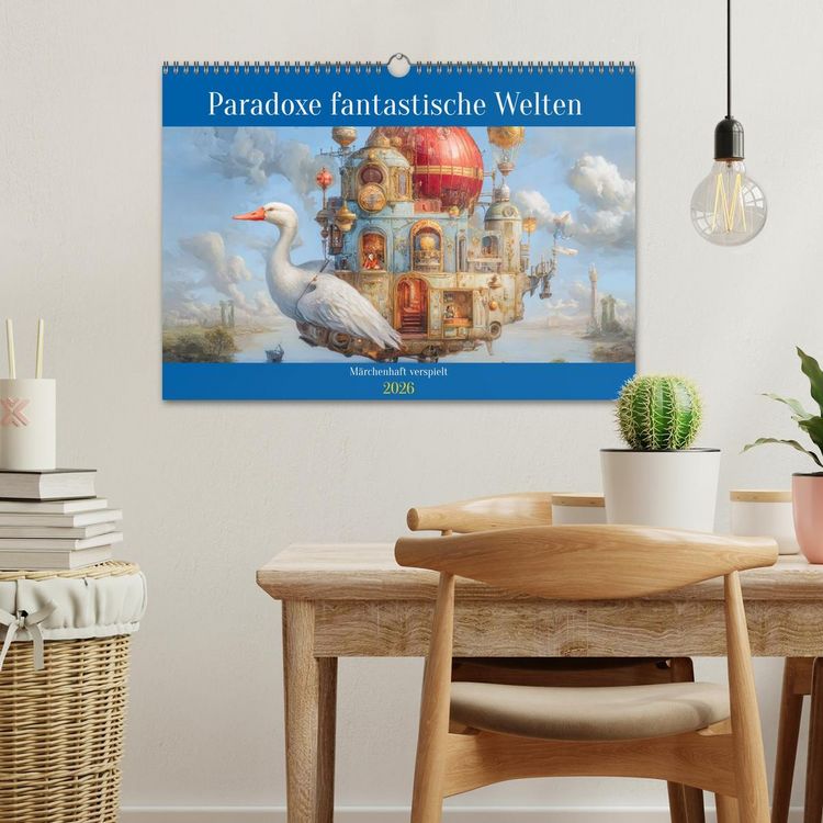 Produktbild: Paradoxe fantastische Welten - M&auml;rchenhaft verspielt (Wandkalender 2026 DIN A3 quer), CALVENDO Monatskalender